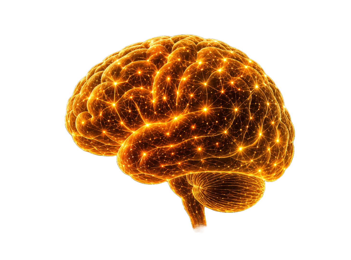 Golden holographic neural brain